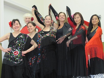 Photo of flamenco troupe Baila! Baila!