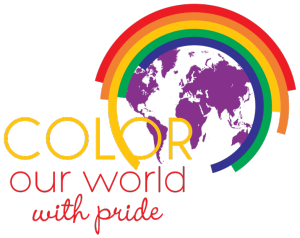 Color Our World - Spencer Pride 2015 logo
