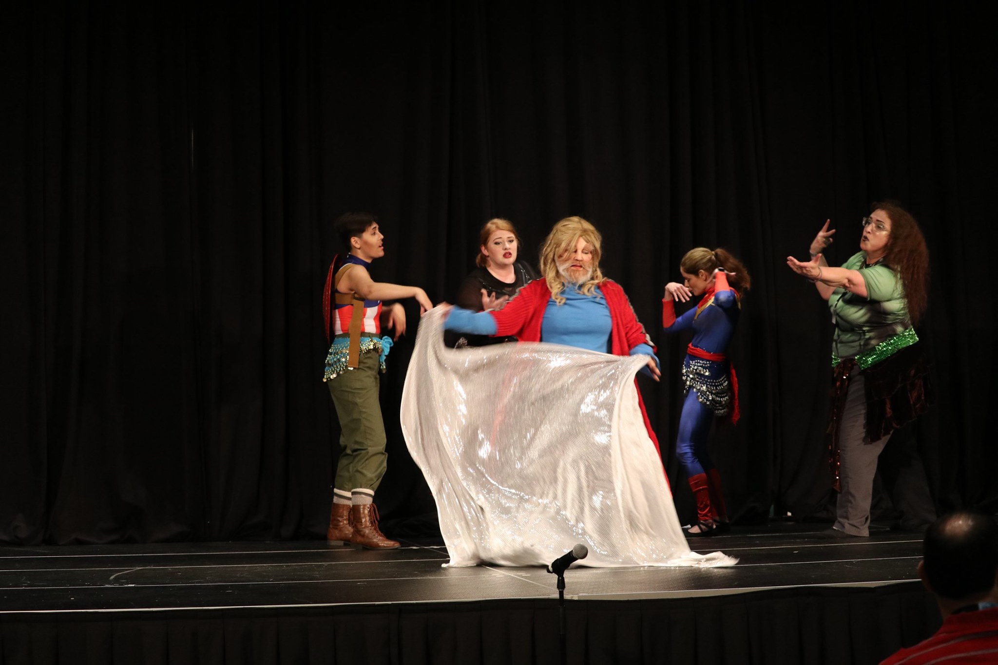 DDBD performing ABBA Avengers.