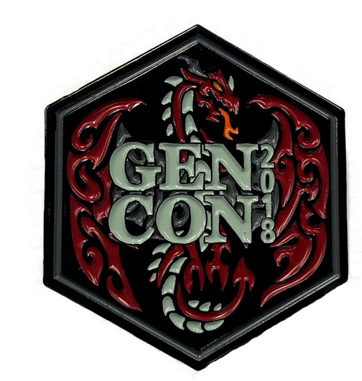 Gen Con 2018 lapel pin